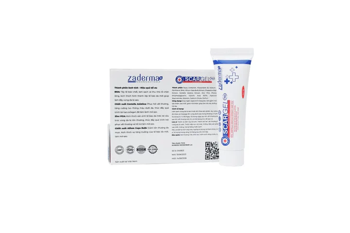 Kem Làm Mờ Sẹo Thâm ZaDerma Scar Gel - Giải Pháp Điều Trị Sẹo Lõm & Rỗ Chuyên Nghiệp từ La Terre France