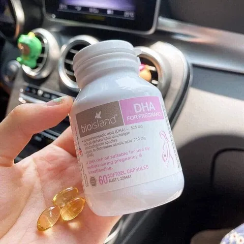 Vitamin DHA Bầu Bioisland 60 Viên - Hỗ Trợ Phát Triển Trí Não Thai Nhi Từ Thiên Nhiên, Chất Lượng Úc