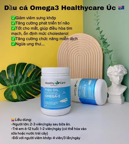 Viên Uống Omega 3-6-9 Úc 200 Viên - Healthy Care Hỗ Trợ Sức Khỏe Tim Mạch, Làm Đẹp Da, Cải Thiện Trí Nhớ