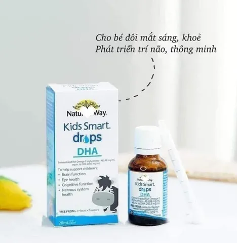 (Có tem) DHA Tinh Khiết Nature's Way Úc - Giúp Trẻ Phát Triển Thông Minh, Mắt Sáng - Dùng Cho Bé Từ 4 Tuần Tuổi