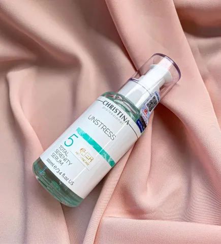 Serum Phục Hồi Da Nhạy Cảm Christina Unstress 5 Total Serenity 100ml - Tinh Chất Làm Dịu, Cân Bằng Và Bảo Vệ DNA Da