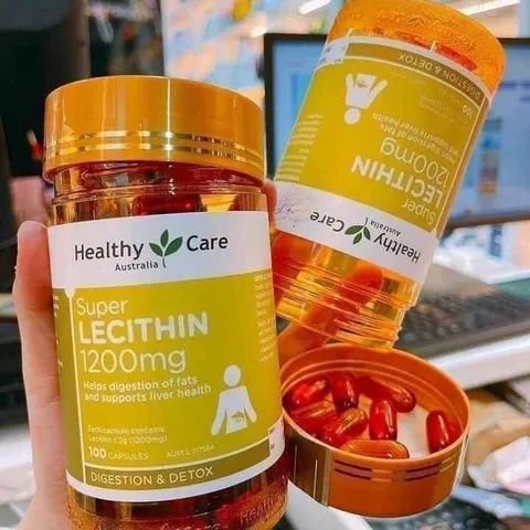 Mầm Đậu Nành Healthy Care Lecithin 1200mg - Hỗ Trợ Đẹp Da, Cải Thiện Sức Khỏe Nữ Giới, 100 Viên Úc