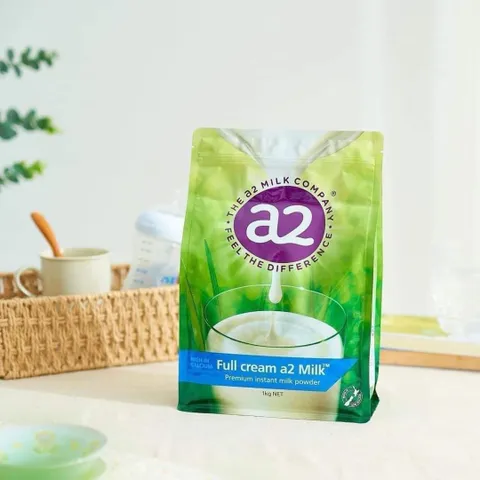 Sữa A2 Nguyên Kem Úc 1kg - Sữa Bột Full Cream Từ Tươi, Giúp Trẻ Phát Triển Thể Chất Và Trí Tuệ, Hỗ Trợ Người Cao Tuổi