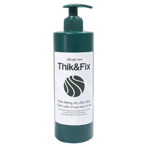 Dầu Gội Nam Thik&Fix 450ml - Ngăn Ngừa Rụng Tóc, Dưỡng Tóc Khỏe Mạnh, Làm Sạch Gàu, Chiết Xuất Từ Sụn Mũi Cá Hồi