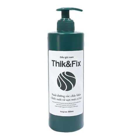 Dầu Gội Nam Thik&Fix 450ml - Ngăn Ngừa Rụng Tóc, Dưỡng Tóc Khỏe Mạnh, Làm Sạch Gàu, Chiết Xuất Từ Sụn Mũi Cá Hồi