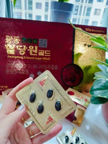 Viên uống hỗ trợ tiểu đường huyết áp Kwangdong Hàn Quốc - Giải pháp cân bằng đường huyết và sức khỏe tim mạch - 112 viên