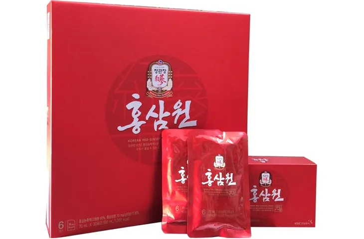 Nước Hồng Sâm Won KGC Cheong Kwan Jang 30 Gói 70ml - Bổ Sung Năng Lượng, Tăng Cường Miễn Dịch, Hỗ Trợ Sức Khỏe Cơ Thể