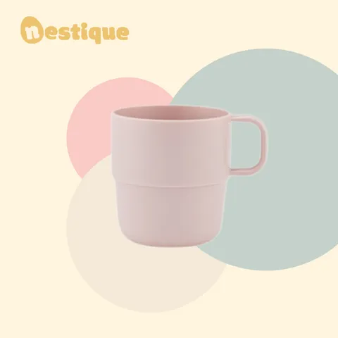 Ly Uống Nước Trẻ Em Nestique N-761 - Thiết Kế Chắc Chắn, Chống Đổ, An Toàn Cho Bé 3-7 Tuổi - Chất Liệu ECOZEN Thân Thiện Môi Trường