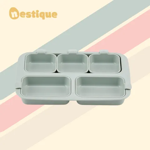 Khay Ăn Trẻ Em 5 Ngăn Nestique N-11