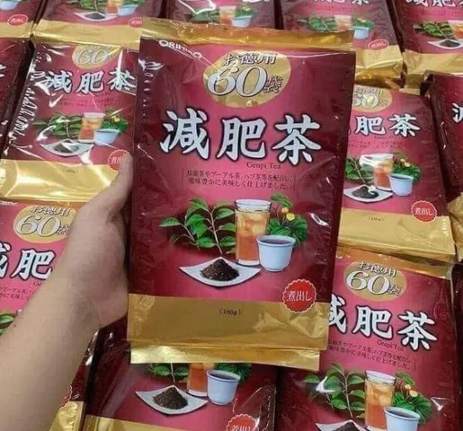 Trà Giảm Mỡ Bụng Genpi Orihiro 60 Gói - Thảo Mộc Tự Nhiên Hỗ Trợ Giảm Cân và Thanh Lọc Cơ Thể Nhật Bản