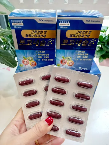 Viên uống giảm đau cổ vai gáy và tê bì tay chân Kwangdong Hàn Quốc - Hỗ trợ lưu thông máu và cải thiện sức khỏe 120 viên
