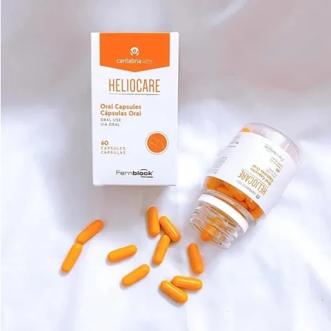 Viên Uống Chống Nắng Heliocare Tây Ban Nha - Thực Phẩm Chức Năng Giúp Bảo Vệ Da Chống Lão Hóa (60 Viên)