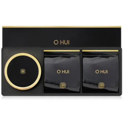 Set phấn nước chống nắng Ohui Ultimate Cover Mesh Cushion SPF50 PA+++ - 1 hộp chính + 2 lõi phụ - Che phủ hoàn hảo, dưỡng trắng da