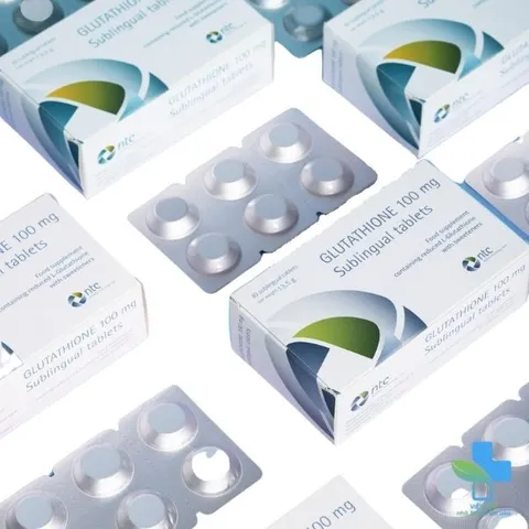 Viên ngậm Glutathione 100mg NTC - Hỗ Trợ Làm Trắng Da Từ Sâu Bên Trong, An Toàn, Không Tác Dụng Phụ