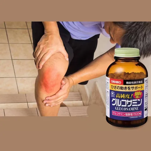 Viên uống hỗ trợ xương khớp Glucosamine Orihiro - Bổ sung dinh dưỡng cho xương chắc khỏe, giảm đau khớp hiệu quả.
