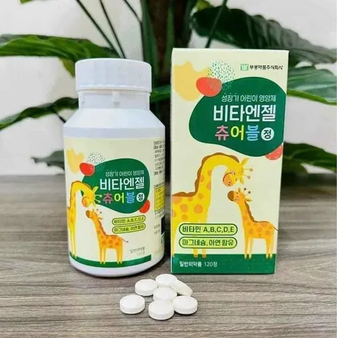 Viên Kẹo Ngậm Canxi Hươu Cao Cổ 240 Viên - Tăng Chiều Cao, Bổ Sung Vitamin Cho Trẻ Em, Hương Vị Ngon, Dễ Dùng
