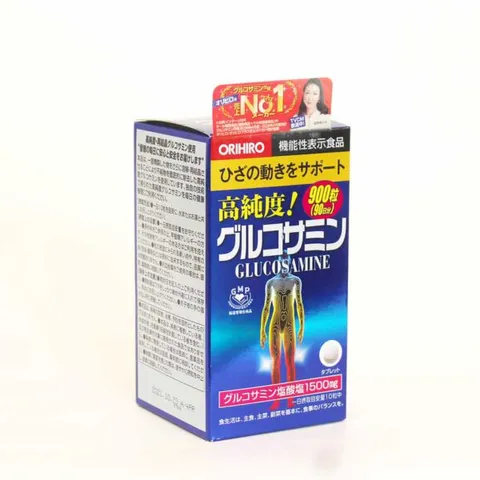 Viên uống hỗ trợ xương khớp Glucosamine Orihiro 1500mg - 900 viên Nhật Bản, cải thiện sức khỏe khớp và vận động hiệu quả.