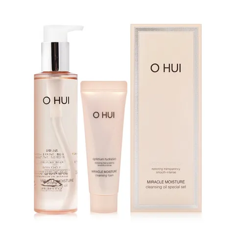 Set dầu tẩy trang Ohui 150ml tặng sữa rửa mặt cấp ẩm 40ml