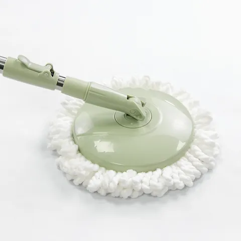 Bộ Lau Nhà Mini Thép Không Gỉ Lock&Lock ETM498 - 2 Bông Lau Microfiber, Trục Xoay 360 Độ, Thùng Chứa Nhựa PP Chắc Chắn
