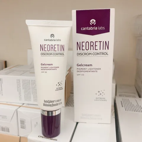 Kem Chống Nắng Neoretin Discrom Control Gel Cream SPF 50 - Bảo Vệ Da Nhạy Cảm, Ngừa Nám, Chống Tia UV Hiệu Quả 40ml