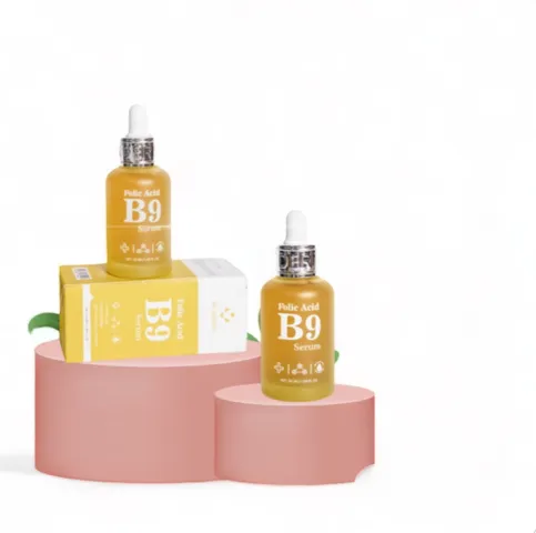 Serum B9 Vic Derma Folic Acid - Dưỡng Ẩm Phục Hồi Trẻ Hóa Da, Thẩm Thấu Nhanh, Phục Hồi Da Khỏe Mạnh 50ml Hàn Quốc