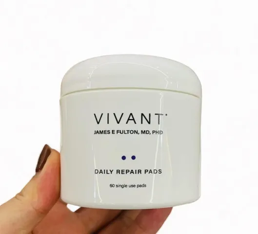 Pad Tẩy Da Chết Vivant Skincare Daily Repair Pads 60 Miếng - Tẩy Tế Bào Chết, Kiểm Soát Dầu, Cải Thiện Nền Da, Dành Cho Da Hỗn Hợp, Da Dầu