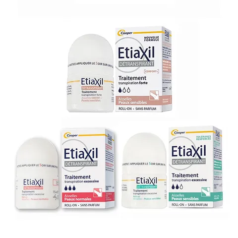 Combo 2 Lăn Khử Mùi Etiaxil Detranspirant 15mL - Kiểm Soát Mồ Hôi, Phù Hợp Mọi Loại Da, Hiệu Quả Nhanh Chóng