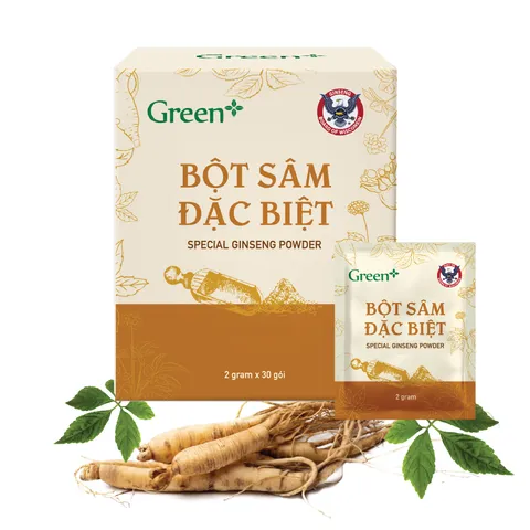 Bột Nhân Sâm Wisconsin Đặc Biệt - Hỗ Trợ Giảm Mệt Mỏi và Tăng Cường Sinh Lực (Hộp 30 Gói x 2g)