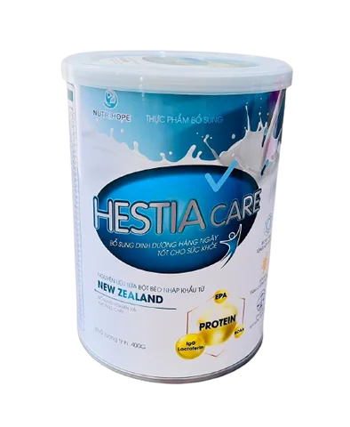 Sữa Hestia Care 400g - Dinh Dưỡng Cho Bệnh Nhân Hóa Trị và Xạ Trị, Cung Cấp Năng Lượng và Tăng Cường Sức Đề Kháng