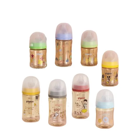 Bình Sữa Pigeon PPSU 160/240ml Cổ Rộng - An Toàn, Siêu Mềm, Dễ Cầm cho Bé - Thương Hiệu Nhật Bản Chất Lượng Cao