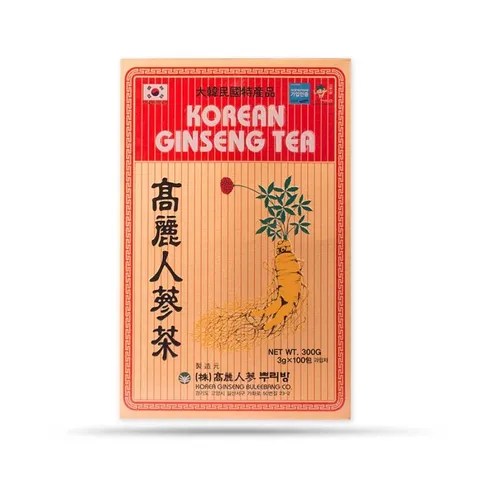 Trà Hồng Sâm Buleebang Hàn Quốc - Trà Thảo Mộc Cao Cấp Giúp Tăng Cường Đề Kháng, Giảm Stress, Cải Thiện Giấc Ngủ (100 Gói x 3gr)