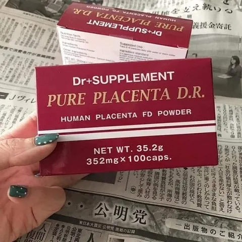 Viên Uống Tế Bào Gốc Pure Placenta D.R Nhật Bản 100 Viên - Chăm Sóc Da Trắng Hồng, Tái Tạo Da, Hỗ Trợ Sức Khỏe