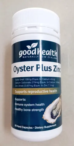 Viên Tinh Chất Hàu Oyster Plus Zinc Goodhealth 60 Viên - Tăng Cường Sinh Lực và Hỗ Trợ Sức Khỏe Nam Giới