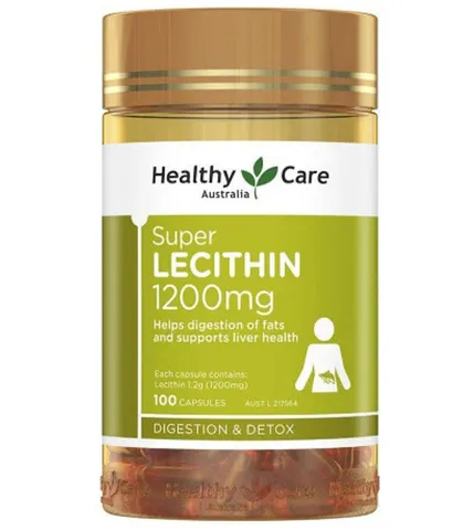 Viên Uống Mầm Đậu Nành Healthy Care Super Lecithin 12000mg - Hỗ Trợ Nữ Giới Cân Bằng Nội Tiết, Chống Lão Hóa, Tăng Cường Sức Khỏe Tim Mạch