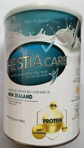 Sữa Dinh Dưỡng Hestia Care 900g - Chuyên Dùng Cho Người Chiếu Xạ, Truyền Hóa Chất, Cung Cấp Năng Lượng, Tăng Cường Sức Đề Kháng