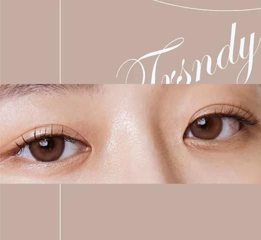Kính áp tròng Eyesm Burnt Brown - Lens nâu trầm tự nhiên cho người cận thị - Độ cận 0-8 độ, bảo vệ mắt UV, sử dụng lâu dài.