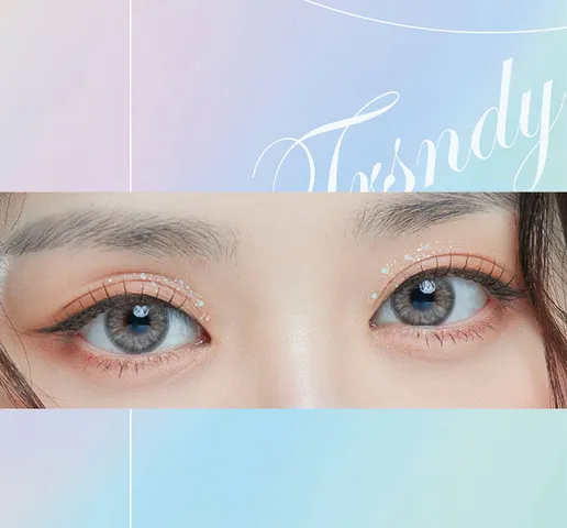 Kính Áp Tròng Eyesm Sephia Gray - Lens Xám Kiêu Sa Hàn Quốc - Phù Hợp Độ Cận 0-8 Độ, Chống UV, Bảo Vệ Mắt