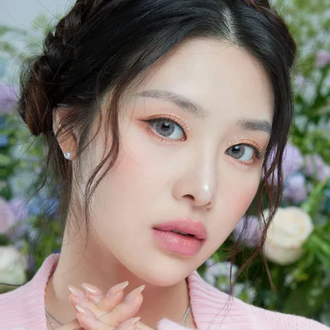 Kính Áp Tròng Eyesm Sephia Gray - Lens Xám Kiêu Sa Hàn Quốc - Phù Hợp Độ Cận 0-8 Độ, Chống UV, Bảo Vệ Mắt