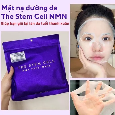 Mặt Nạ The Stem Cell Chống Lão Hóa 30 Miếng - Nhật Bản, 4 Màu Mặt Nạ Dưỡng Da, Phục Hồi Sáng Da, Cấp Ẩm Tối Ưu