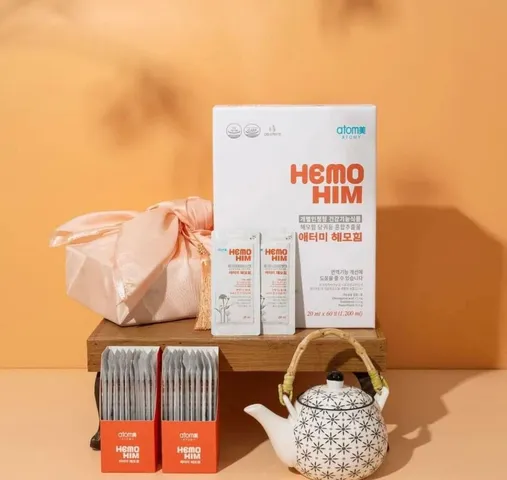 Nước Uống Thảo Mộc HEMOHIM Atomy - Thức Uống Tăng Cường Miễn Dịch, Hỗ Trợ Sức Khỏe, Hộp 60 Gói x 20ml Hàn Quốc