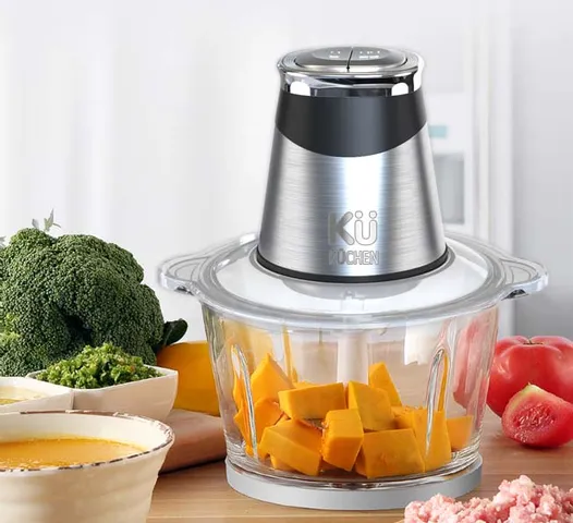 Máy Xay Thực Phẩm Đa Năng Kuchen KU DKFC1212 - Dung Tích 2.1L, Công Suất 500W, Hai Chế Độ Xay, Thời Gian Chế Biến Nhanh Chóng