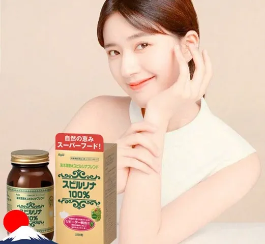 Viên Uống Tảo Xoắn Spirulina Nhật Bản 2200 Viên - Hỗ Trợ Sức Khỏe, Tiêu Hóa, Làm Đẹp Da, Dinh Dưỡng Thiết Yếu