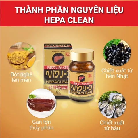 Viên uống bổ gan Hepaclean Ribeto-60 viên