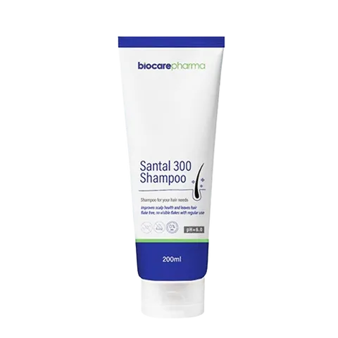 Dầu Gội Santal 300 Biocare Pharma - Giảm Gàu, Ngăn Ngừa Nấm, Dưỡng Tóc Mượt Mà, 200ml