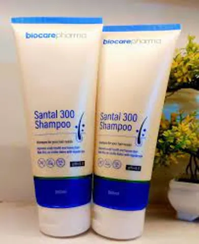 Dầu Gội Santal 300 Biocare Pharma - Giảm Gàu, Ngăn Ngừa Nấm, Dưỡng Tóc Mượt Mà, 200ml