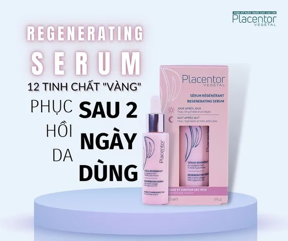 Tinh Chất Tái Tạo Da Placengtor Vegetal - Serum Dưỡng Ẩm Cho Mặt & Vùng Mắt, Giúp Làm Mờ Nếp Nhăn và Trẻ Hóa Da 30ml