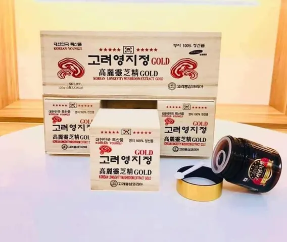 Cao Linh Chi Cô Đặc Gold Hàn Quốc 120g x 3 Lọ - Tăng Cường Sức Khỏe, Giúp Ngăn Ngừa Lão Hóa và Làm Đẹp Da