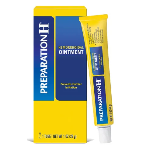 Kem Bôi Hỗ Trợ Trĩ Preparation H Hemorrhoidal Ointment - Giảm Đau, Ngứa Hậu Môn - 28g, Mỹ