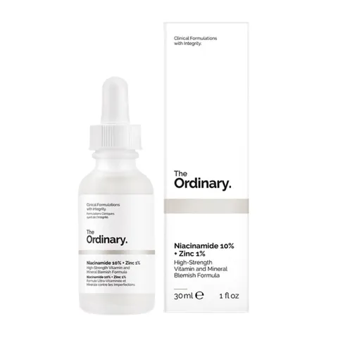 Tinh Chất The Ordinary Niacinamide 10% + Zinc 1% 30ml - Serum Chăm Sóc Da Giảm Mụn, Làm Sáng Da, Phù Hợp Mọi Loại Da