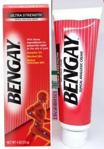 Kem Xoa Bóp Giảm Đau BENGAY Ultra Strength 113g - Hiệu Quả Nhanh Chóng, An Toàn, Dùng Cho Người Lớn Và Người Chơi Thể Thao